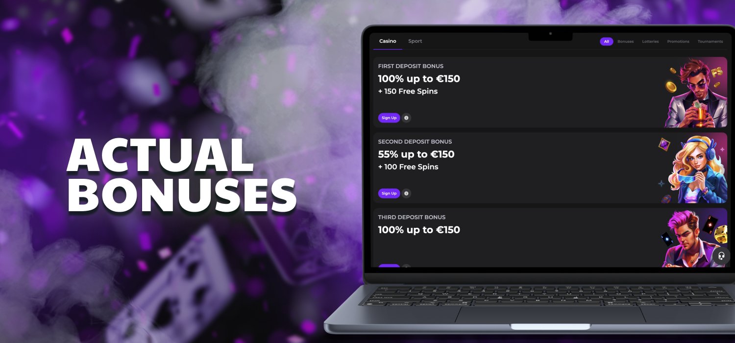 actual offers at memo casino