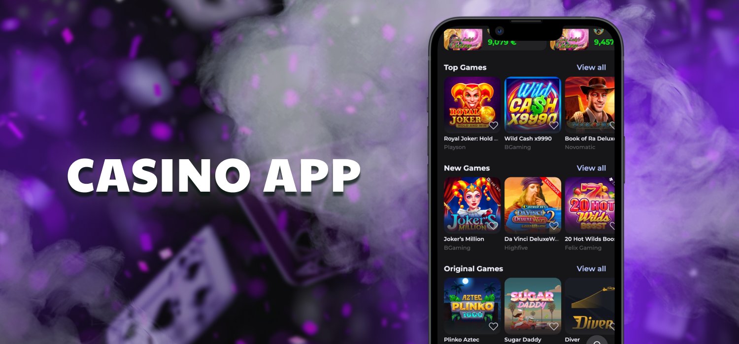 casino games in app